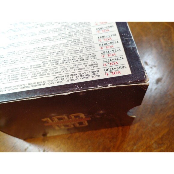 Top 100 Masterpieces Of Classical Music 1685-1928 1-10 Audio CD Set - Picture 13 of 13